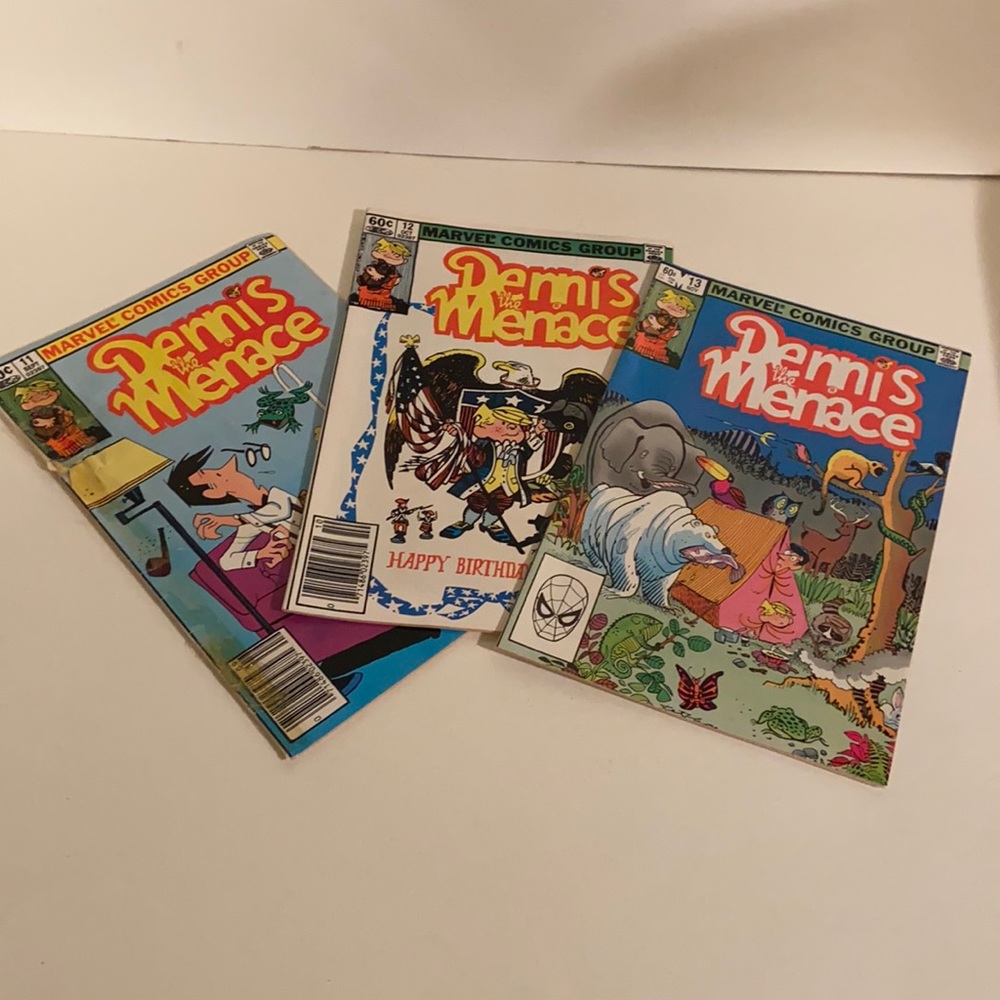 Marvel Dennis the menace #11, 12, 13 vintage